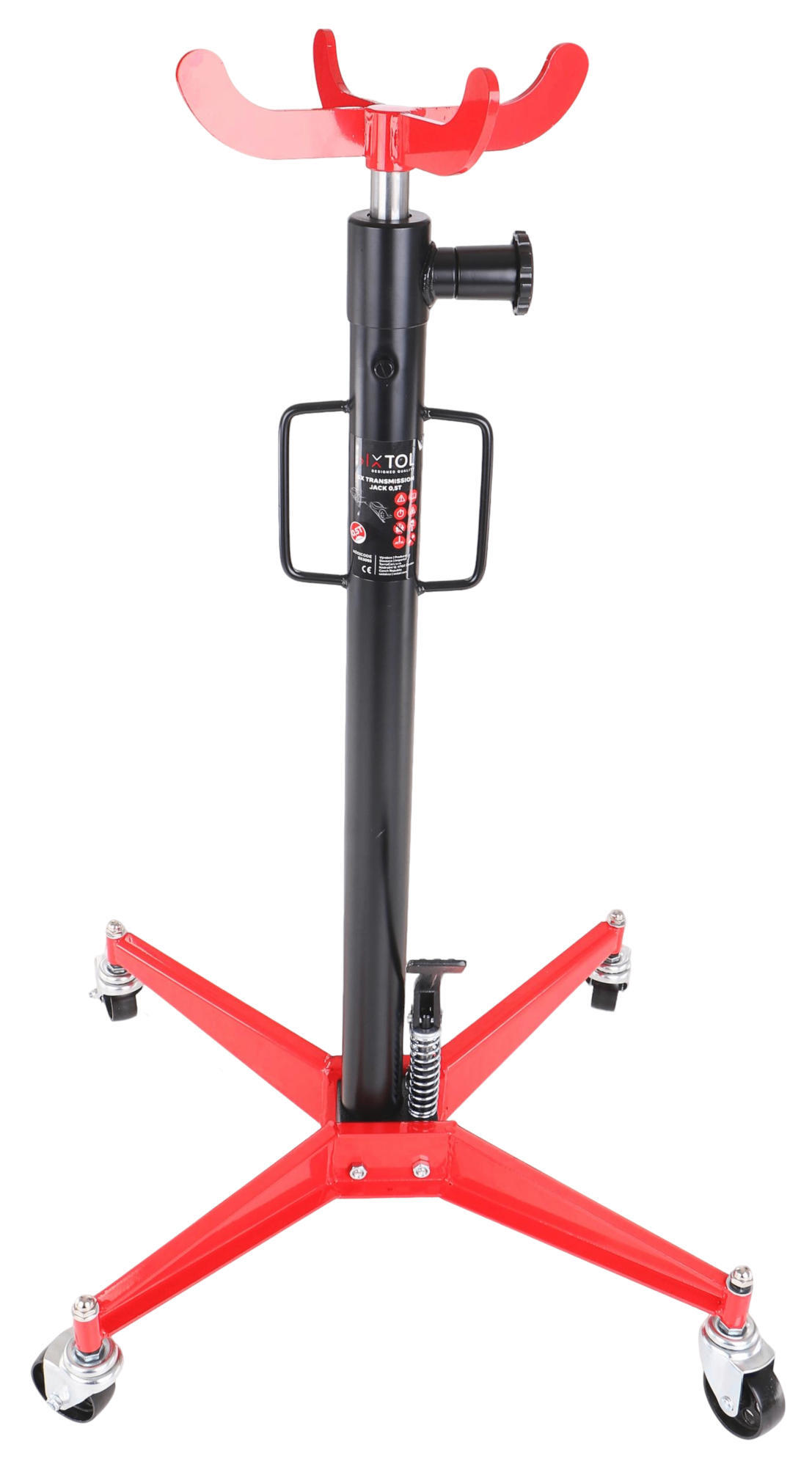 Hydraulický zdvihák prevodovky SX TRANSMISSION JACK 0,5T, 109 - 189 cm, automatický ventil SIXTOL