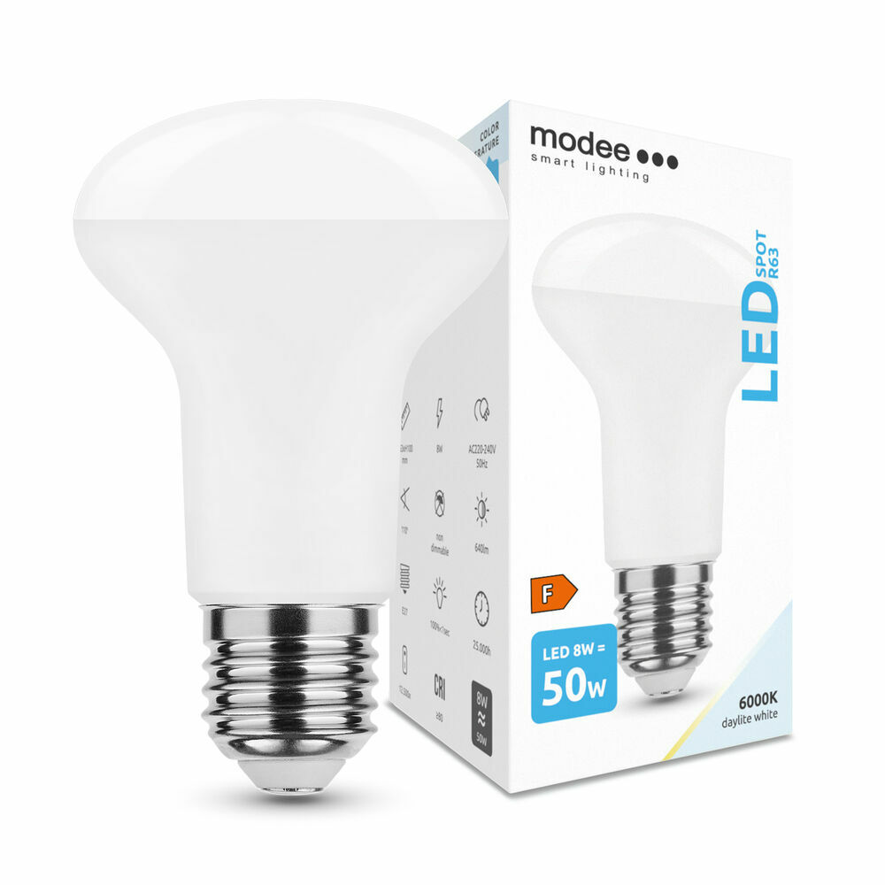 Modee Smart Lighting LED žiarovka E27 8W studená biela (ML-R636000K8WE27A) T00052432
