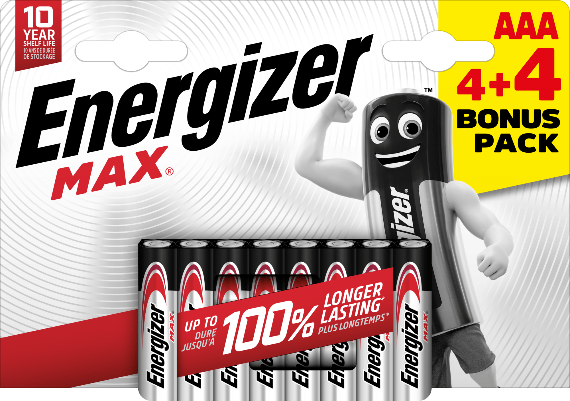 Energizer Max AAA alkalické batérie 8ks (4+4) E303328000 T00053107