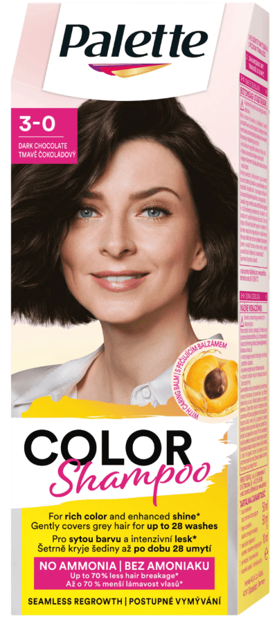 Palette 3060523 Color Shampoo 3-0  Tmavo čokoládový 50 ml T00083120