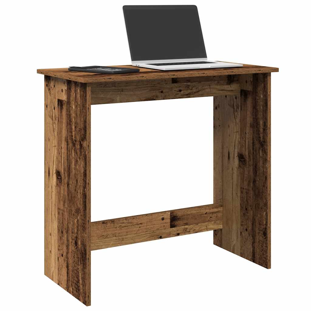 vidaXL Písací stôl staré drevo 80x40x75 cm kompozitné drevo