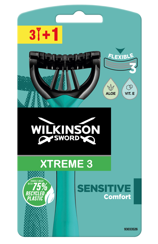 7005707A Wilkinson Xtreme 3 sensitive holiaci strojček (3+1 ks) T00001231