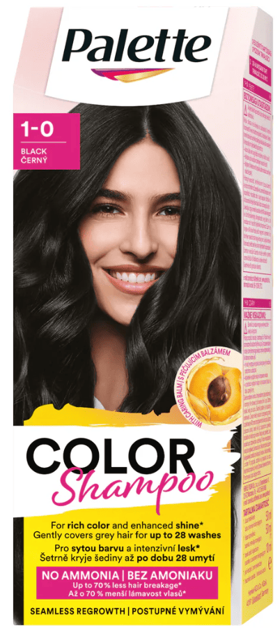 Palette 3060524 Color Shampoo 1-0  Čierny 50 ml T00083121
