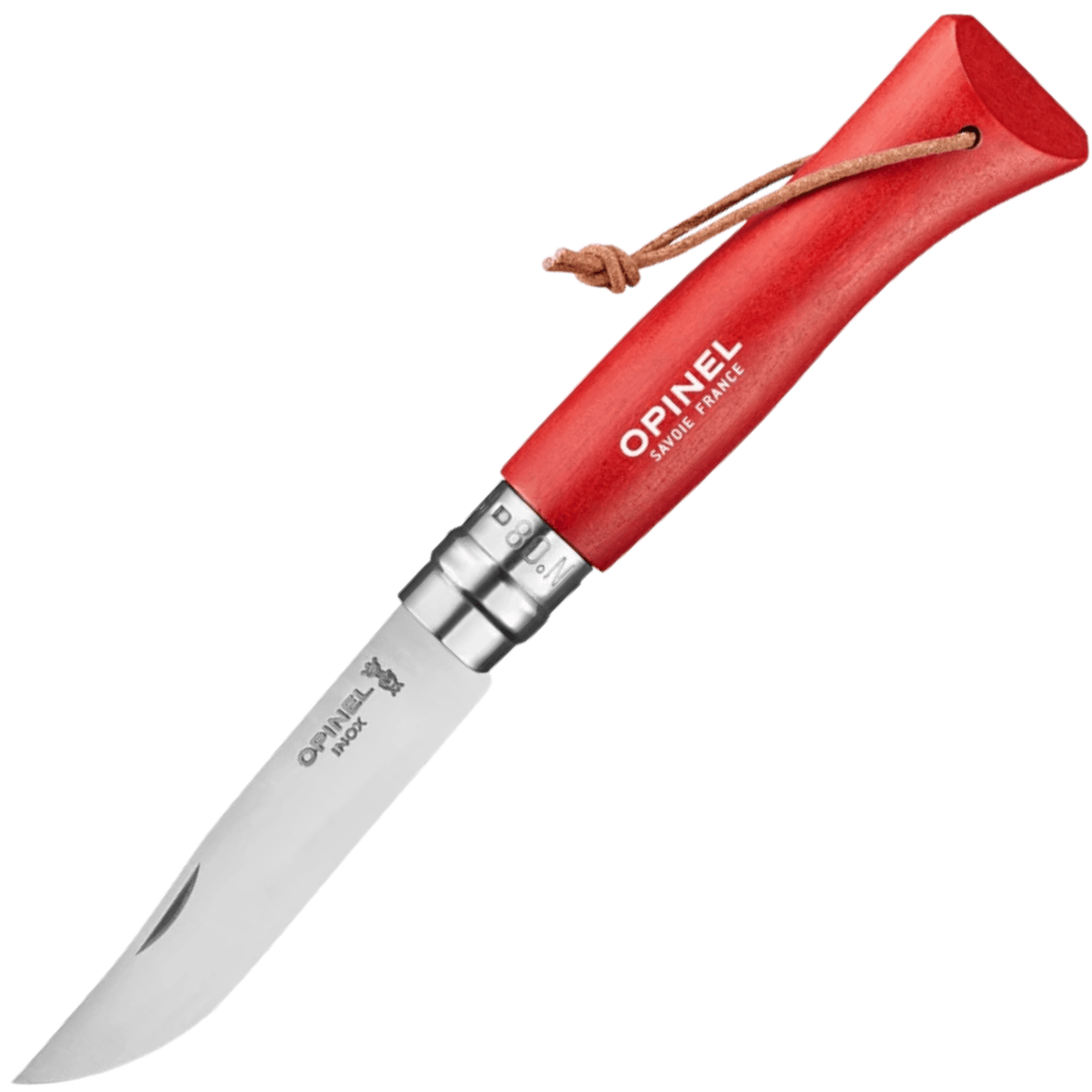 OPINEL 001705 VRI N°08 Bushwhacker Red vreckový nôž 8,5 cm, červená, drevo T00039333