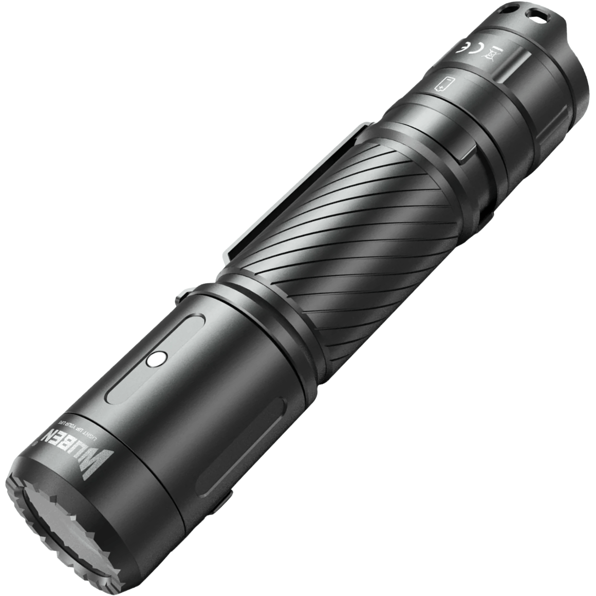 Wuben C3 BLACK svietidlo 1200lm, čierna
