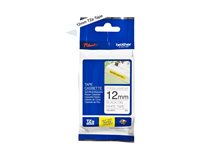 Extra silné lepidlo - černá na bílé - Role (1,2 cm x 8 m) 1 kazeta/y lamino páska - pro Brother PT-P750; P-Touch Cube PT-P910; P-Touch Cube Plus PT-P…