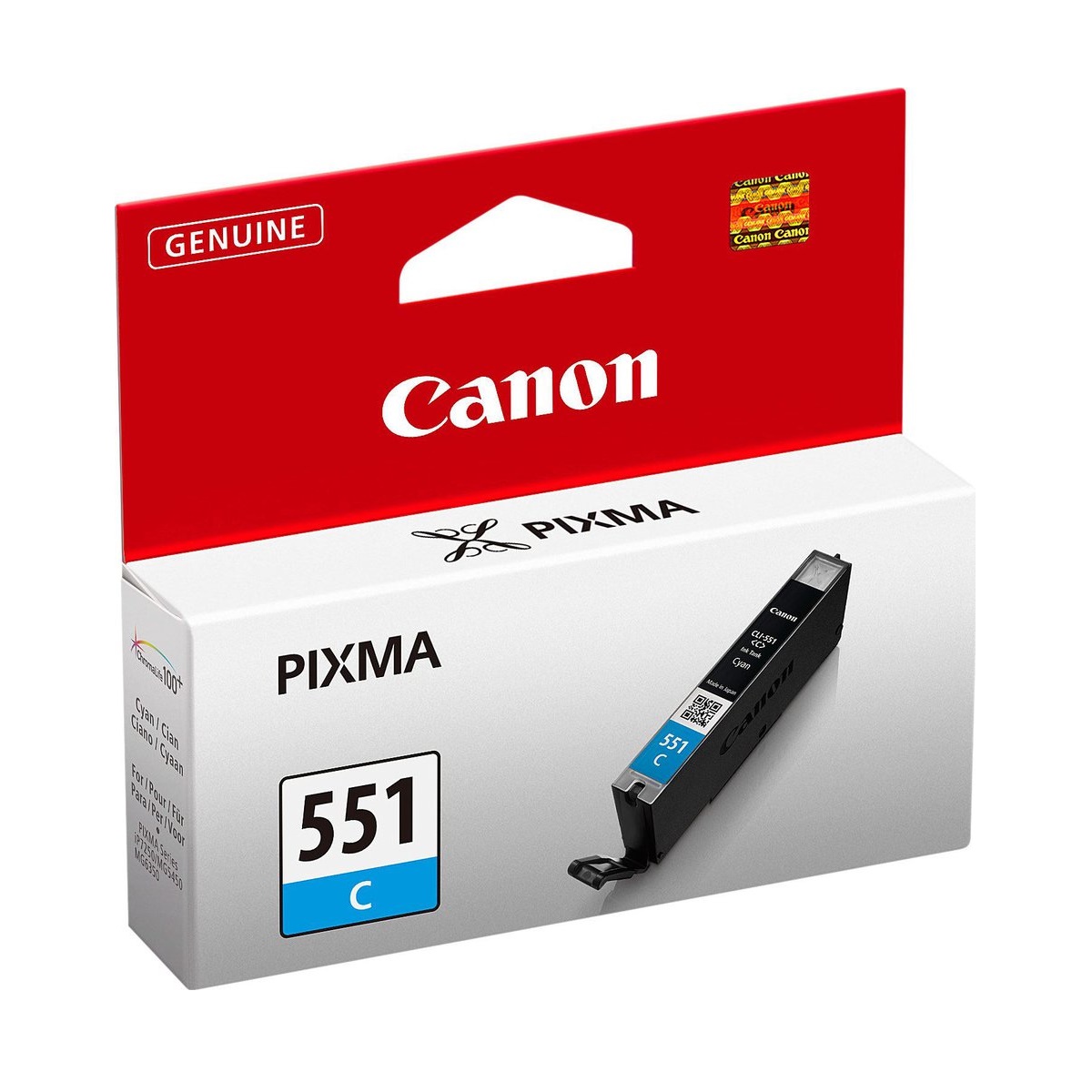 CANON 7 ml - azúrová - originálna - atramentový zásobník - pre PIXMA iP8750, iX6850, MG5550, MG5650, MG5655, MG6450, MG6650, MG7150, MG7550, MX725, M…