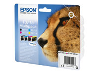 EPSON 4-balení - 23.9 ml - černá, žlutá, azurová, purpurová - originální - inkoustová cartridge - pro Stylus DX9400, SX115, SX210, SX215, SX218, SX41…