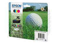 EPSON 4-balenie - XL - čierna, žltá, azúrová, purpurová - originálna - blistr - atramentová kazeta - pre WorkForce Pro WF-3720, WF-3720DWF, WF-3725DW…