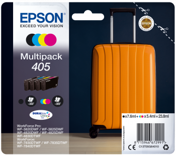 EPSON 4-balení - černá, žlutá, azurová, purpurová - originální - inkoustová cartridge - pro WorkForce WF-7310, 7830, 7835, 7840; WorkForce Pro WF-382…