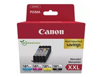 CANON 4-balení - 11.7 ml - velikost XXL - černá, žlutá, azurová, purpurová - originální - pouzdro - inkoustový zásobník - pro PIXMA TS6251, TS6350, T…