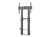 Vision X-Series VFM-F26W - Stojan - nastavitelná výška - pro plochý panel - 80kg - ocel - pískovaný cerný - velikost obrazovky: 55"-100" - montáž od…