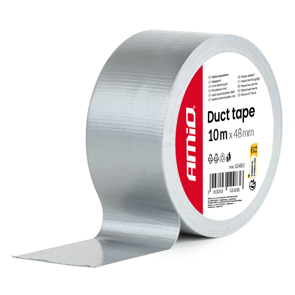 AMiO Technická páska 48mm x 10m x 0,19mm AMIO-02483