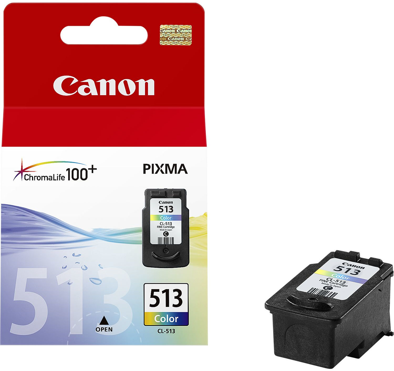 CANON 13 ml - barva (azurová, purpurová, žlutá) - originální - inkoustová cartridge - pro PIXMA iP2700, MP230, MP237, MP252, MP272, MP280, MP282, MP4…