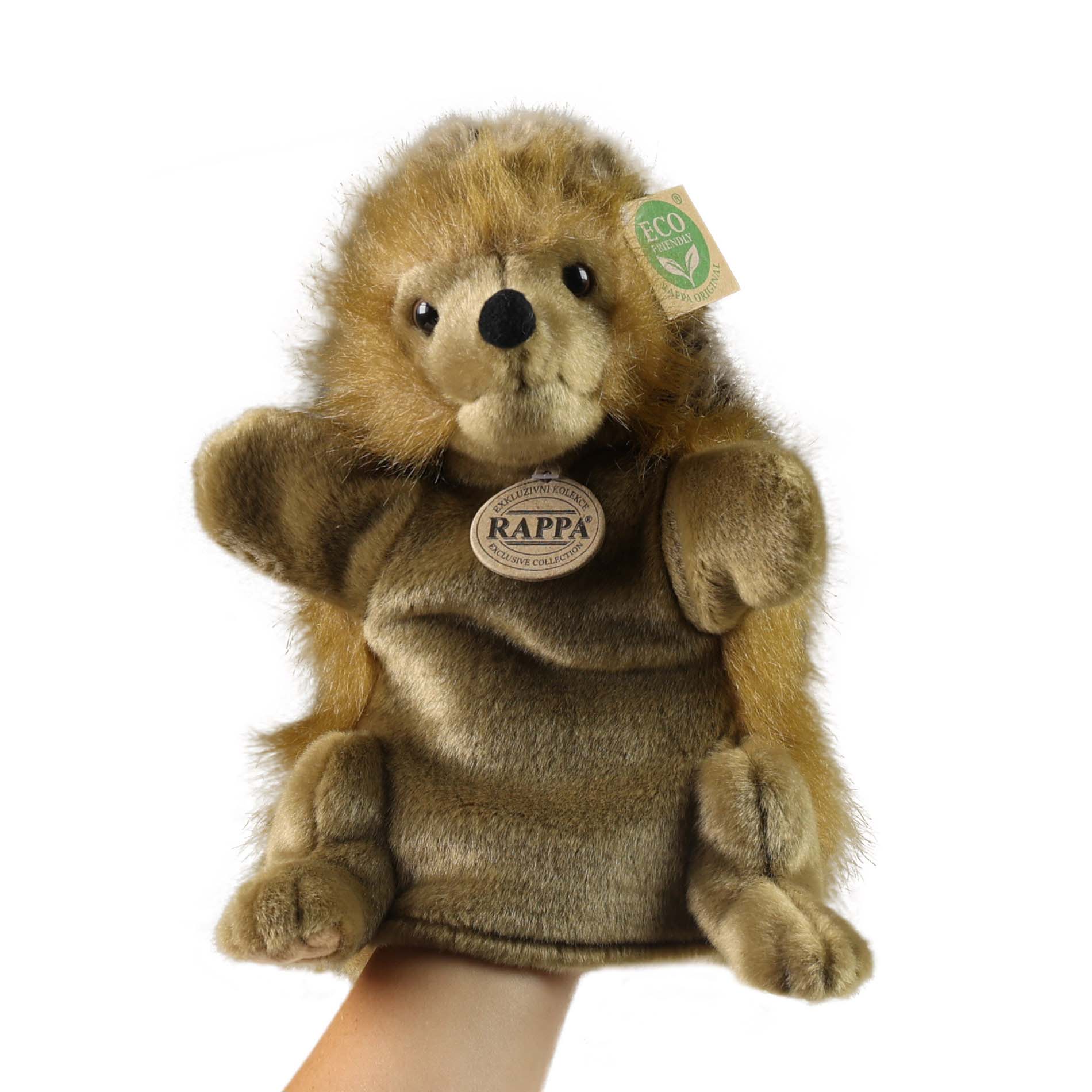 RAPPA Plyšová maňuška ježko 25 cm ECO-FRIENDLY