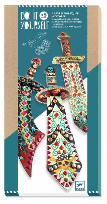 Djeco DIY Vyrob si sám Pirátske meče DJ07902