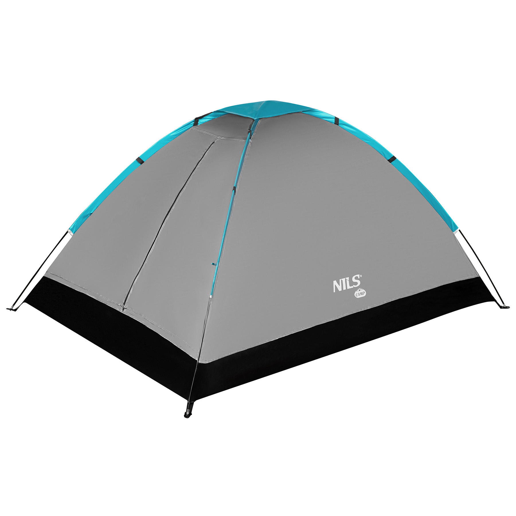 Turistický stan NILS Camp NC3021 sivý