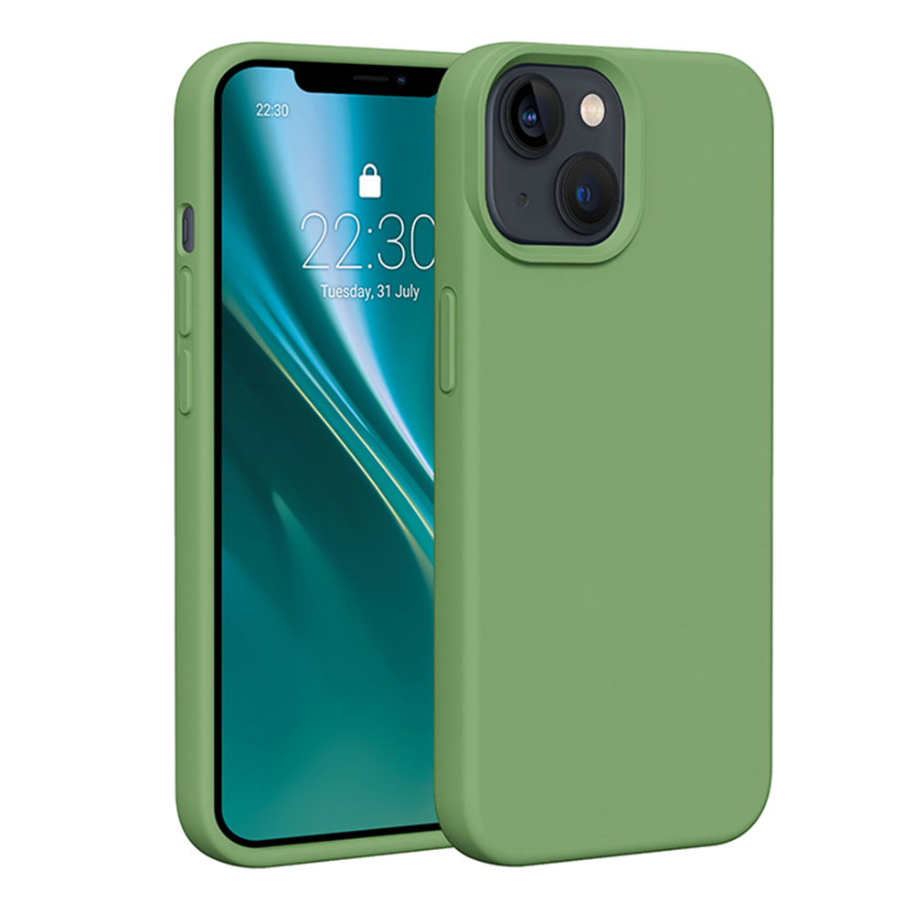 Etteri Silicone case pre iPhone 14 6,1" svetlozelená