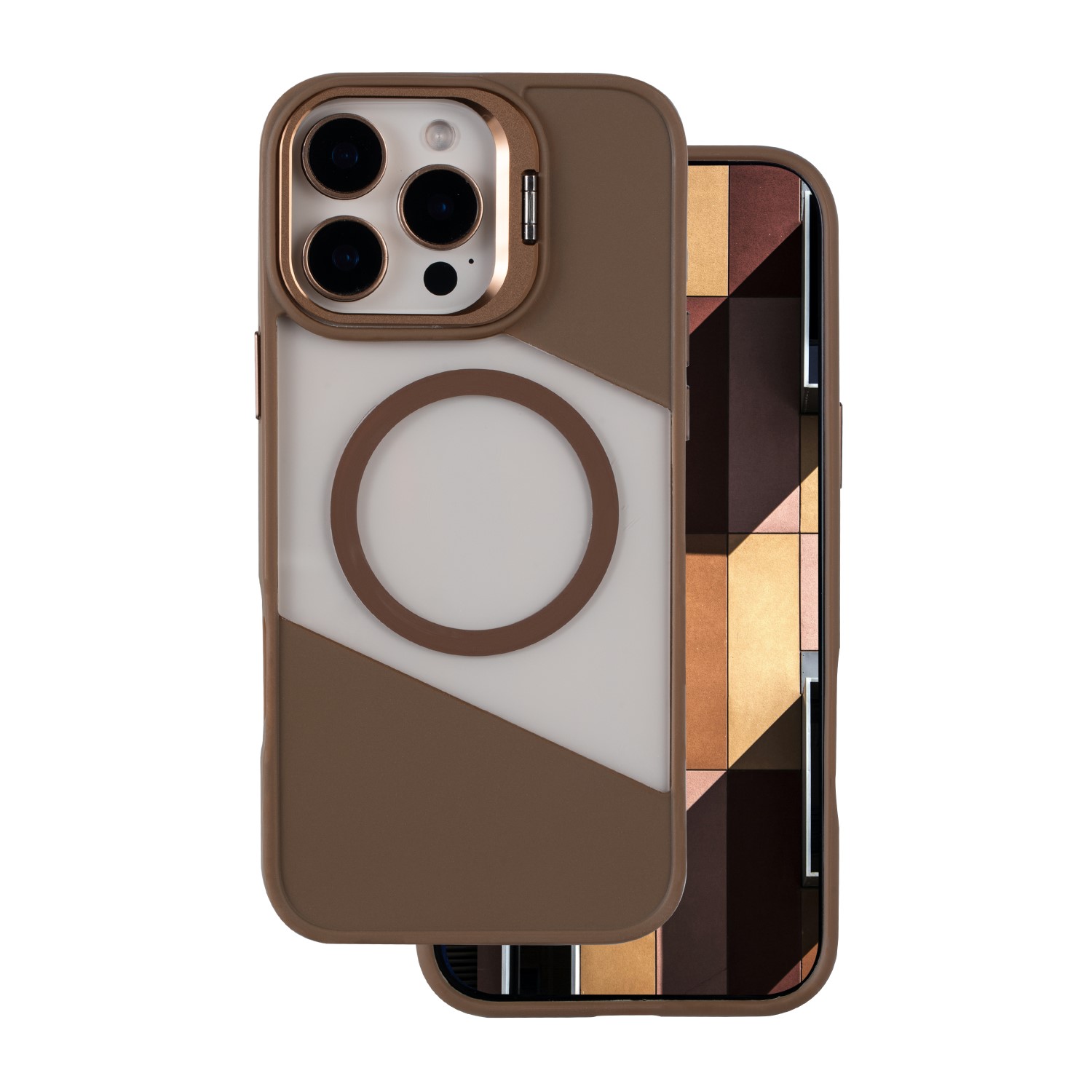 TFO Fusion Mag obal pre iPhone 16 Pro Max 6,9" hnedý