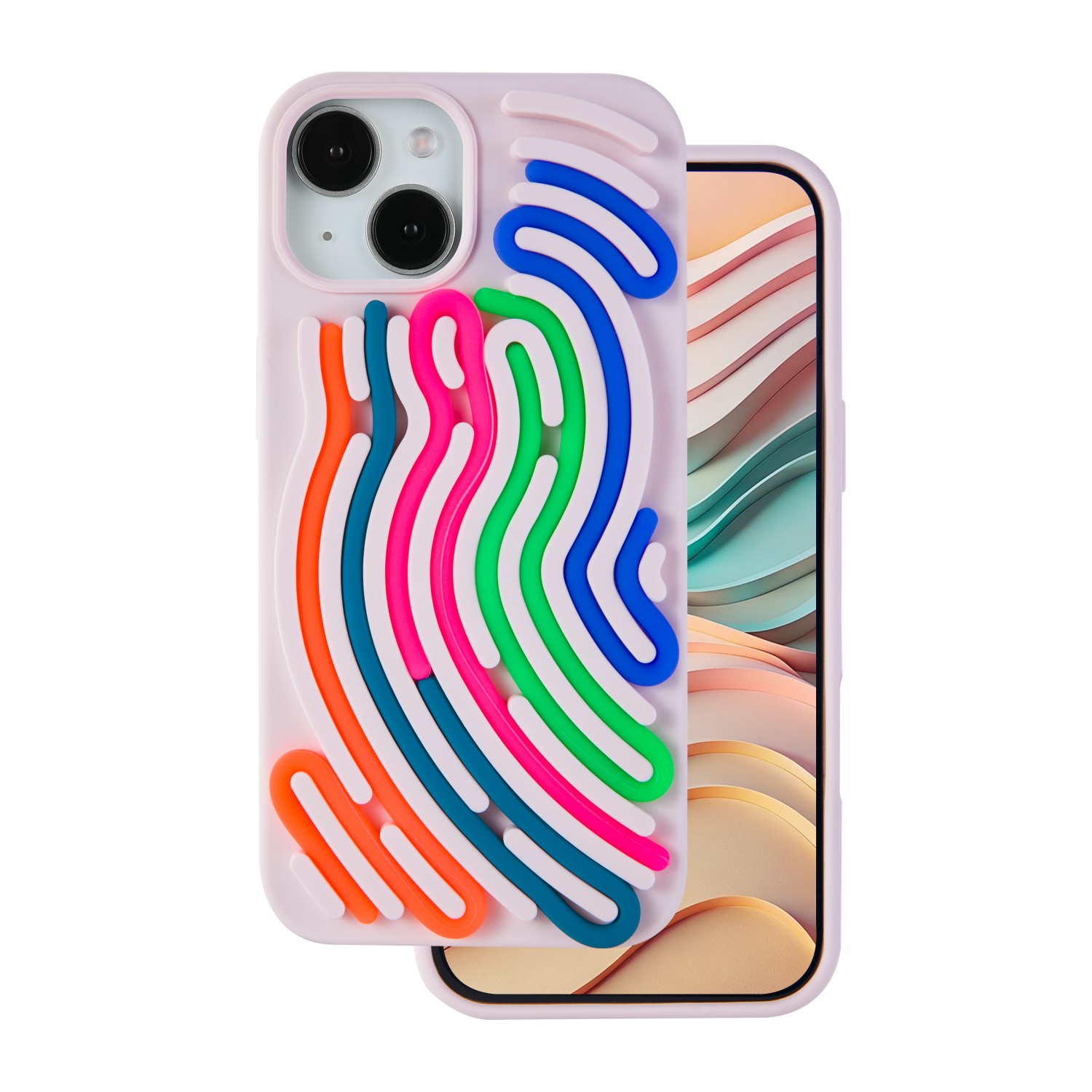 TFO DIY Snake puzdro pre iPhone 13 6,1" ružová