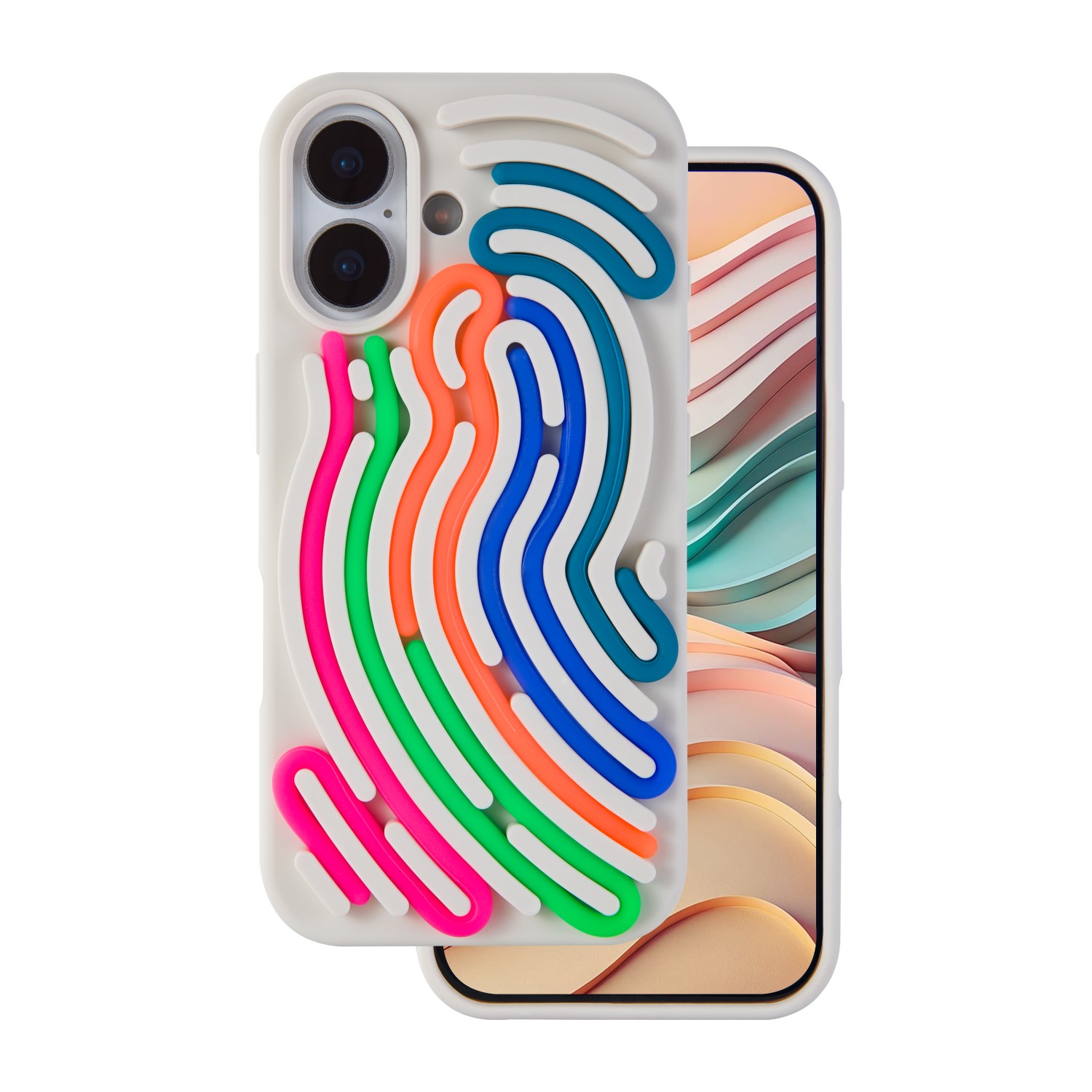 TFO DIY Snake puzdro pre iPhone 16 6,1" béžová