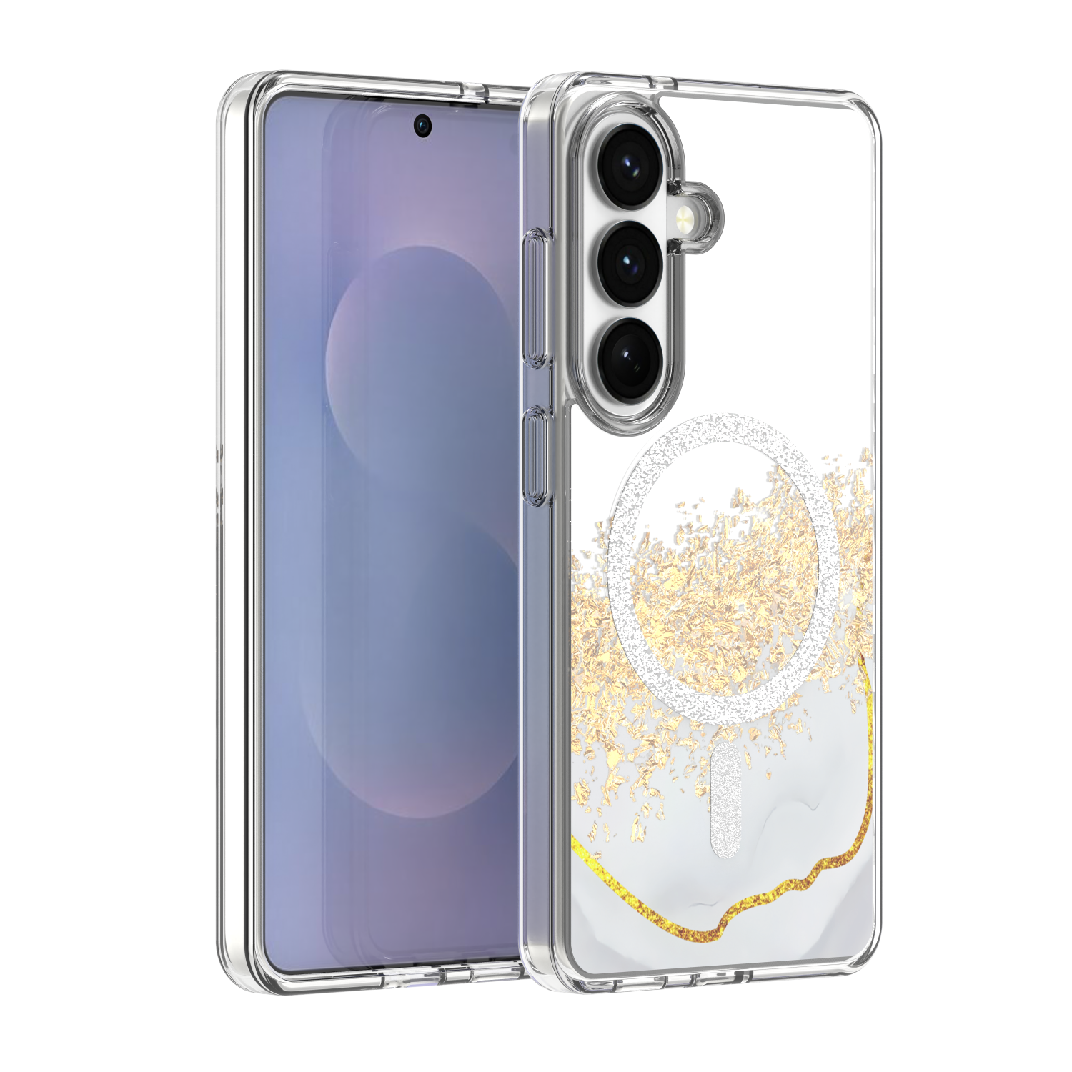 TFO Puzdro Epoxy Mag pre Samsung Galaxy S24 / S25 biela