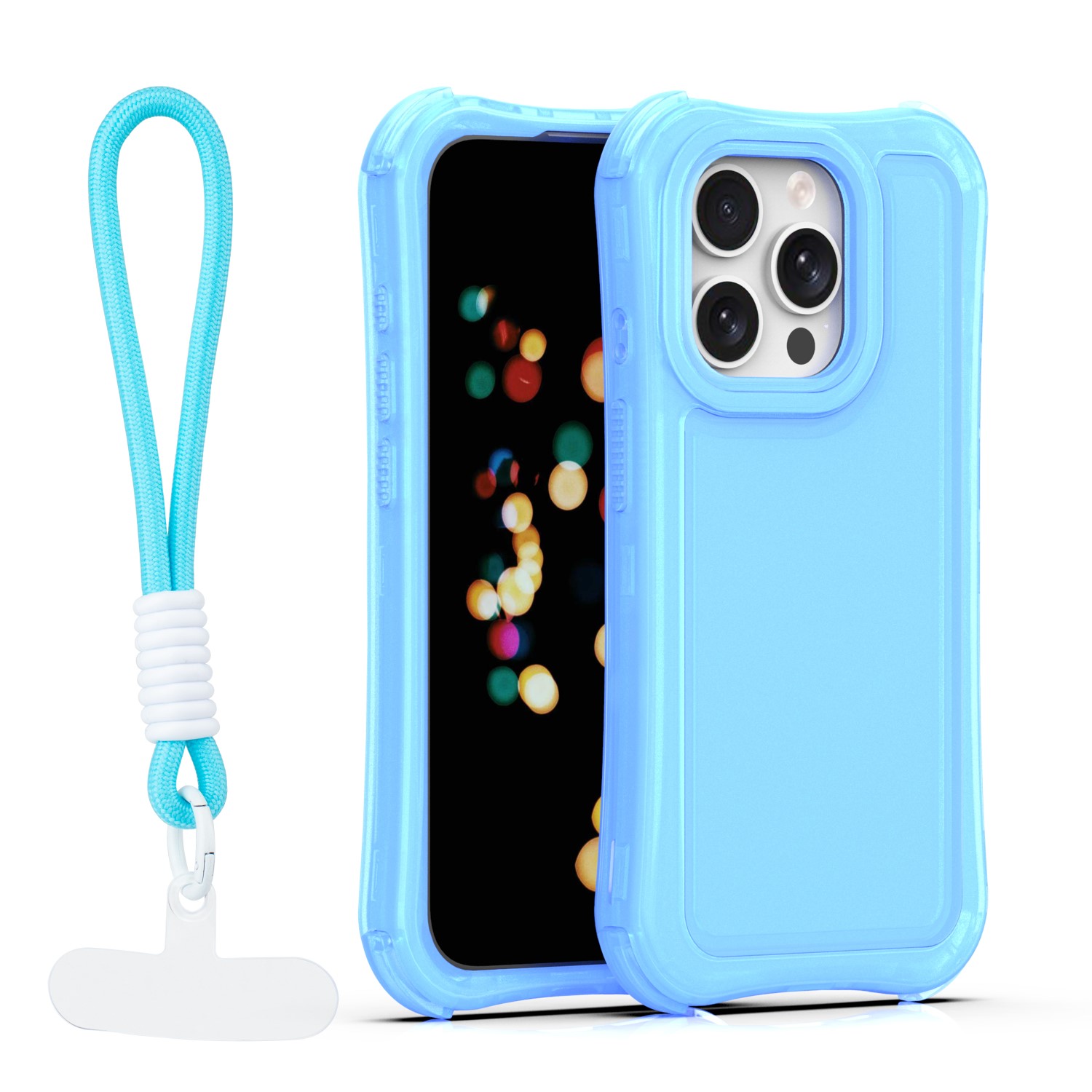 TFO Puzdro Safepop s remienkom pre iPhone 15 Pro 6,1" modrá