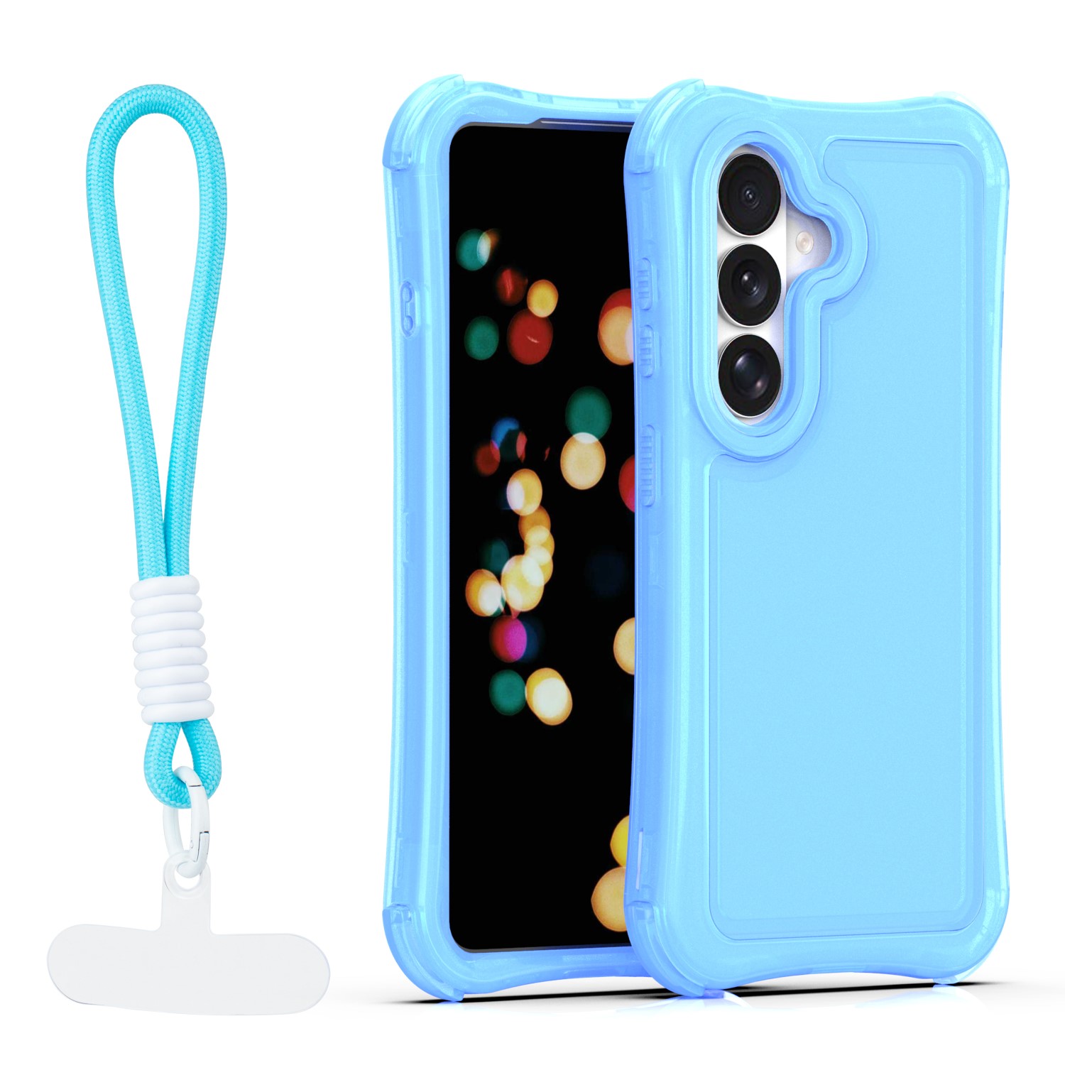 TFO Obal Safepop s popruhom pre Samsung Galaxy S24 / S25 modrý