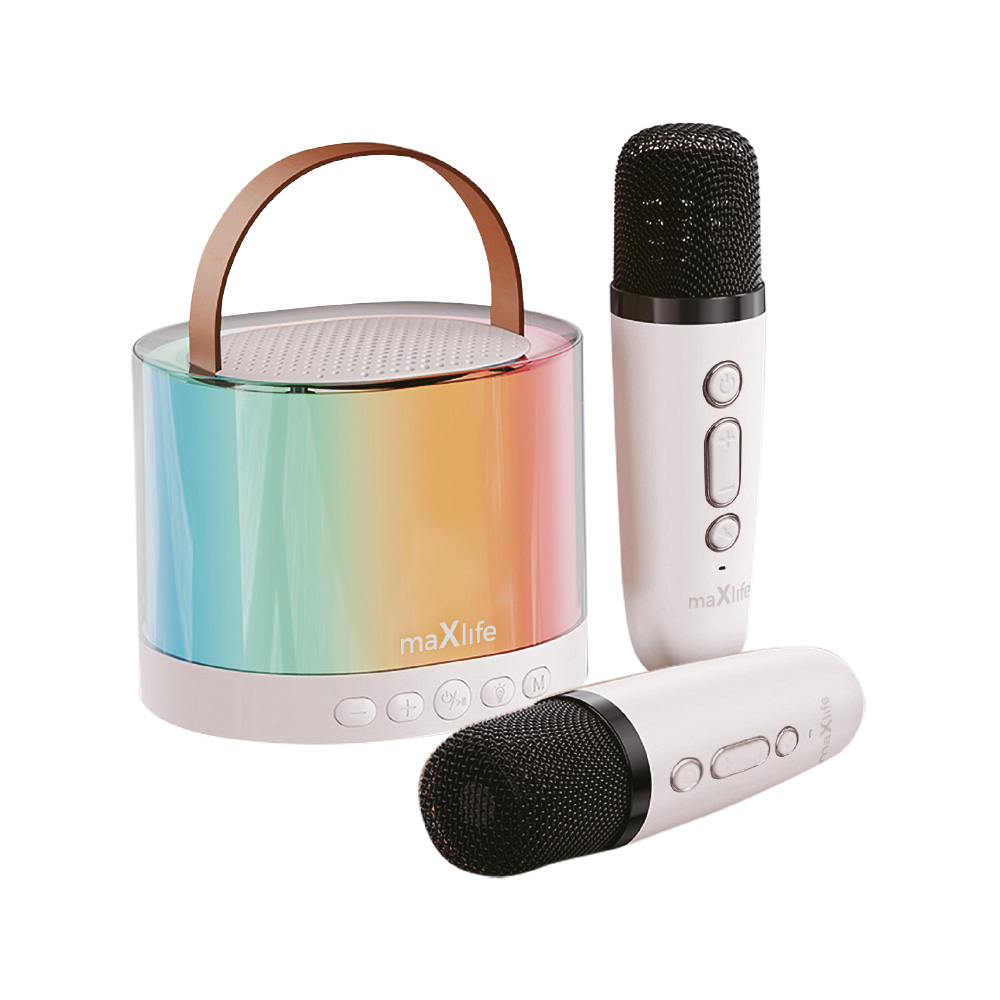 Maxlife Bluetooth karaoke reproduktor MXKS-200 biela