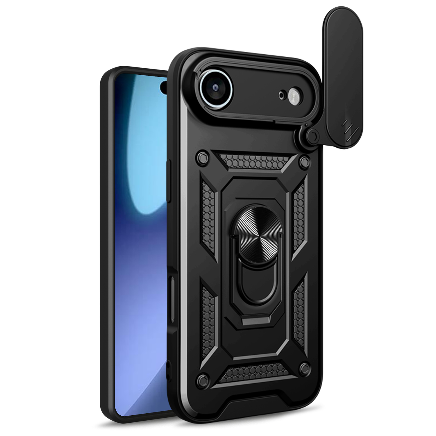 TFO Puzdro Defender Slide pre iPhone 17 Air 6,6" čierne