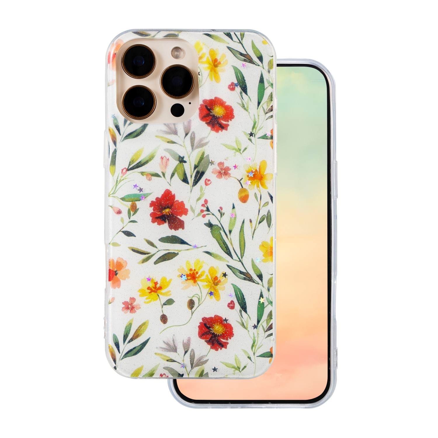TFO Puzdro Glow Glam pre iPhone 15 Pro 6,1" biela