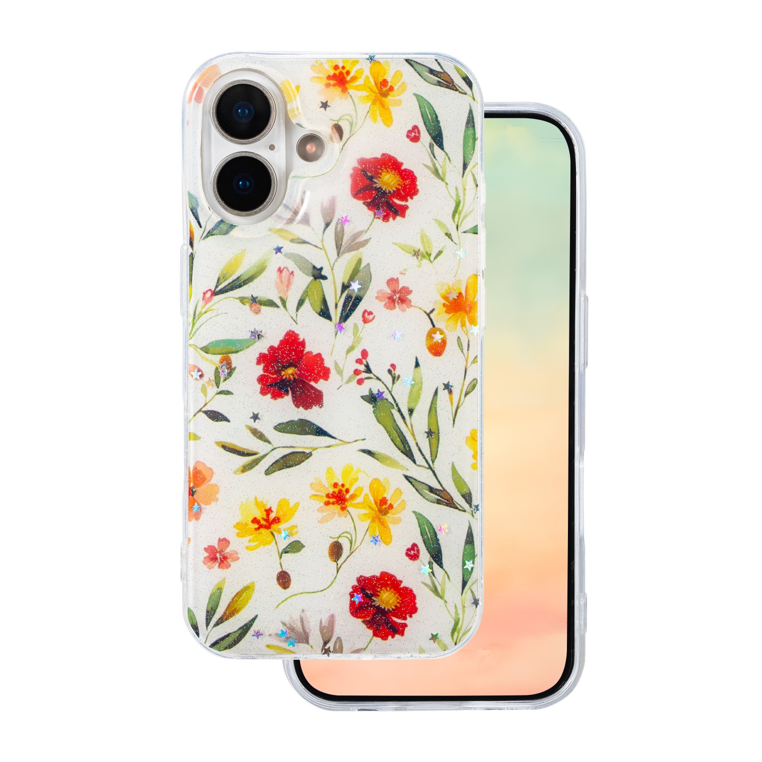 TFO Obal Glow Glam pre iPhone 16 6,1" biely