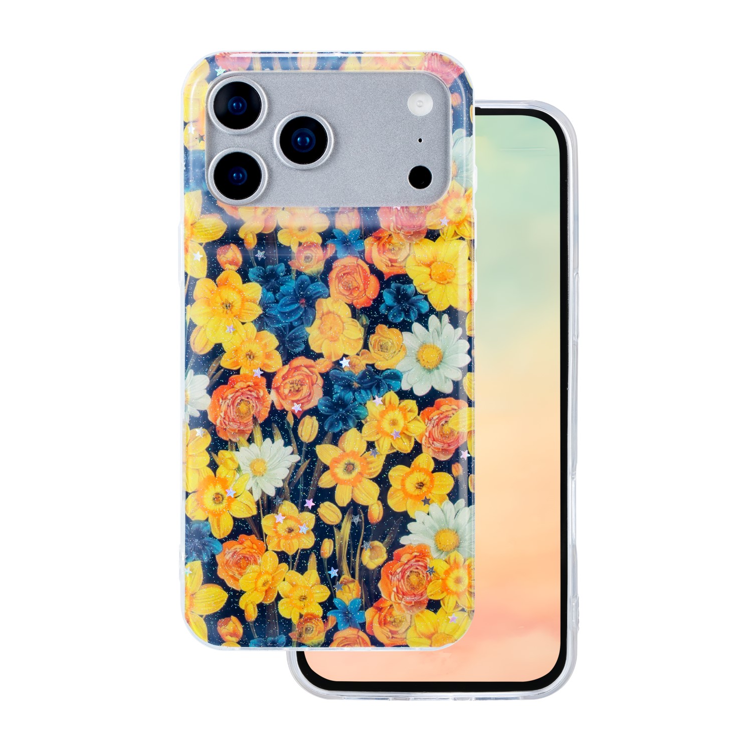 TFO Glow Glam puzdro pre iPhone 17 Pro 6,3" oranžová