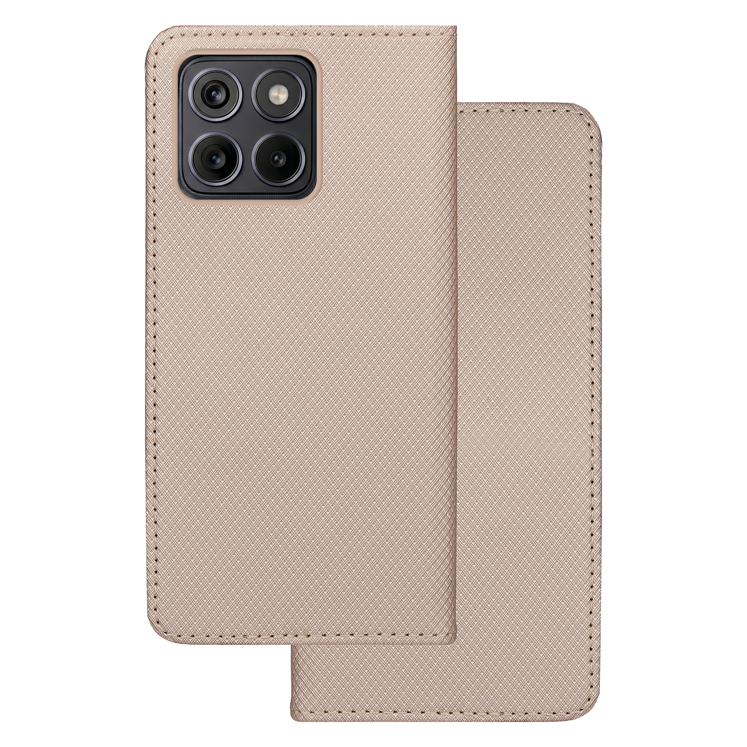TFO Magnetické puzdro Smart pre Motorola Edge 70 Fusion zlatá