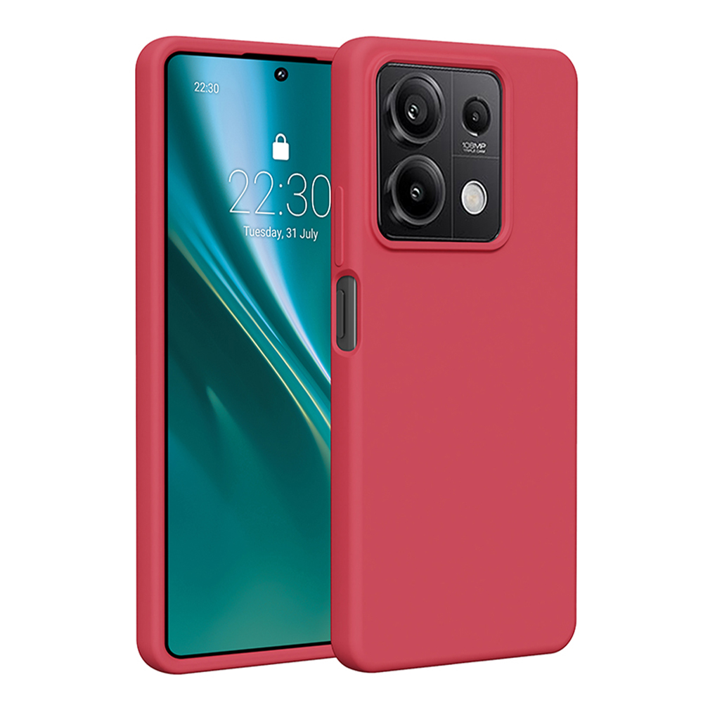 Silikónové puzdro Etteri pre Xiaomi Redmi Note 13 5G malinová