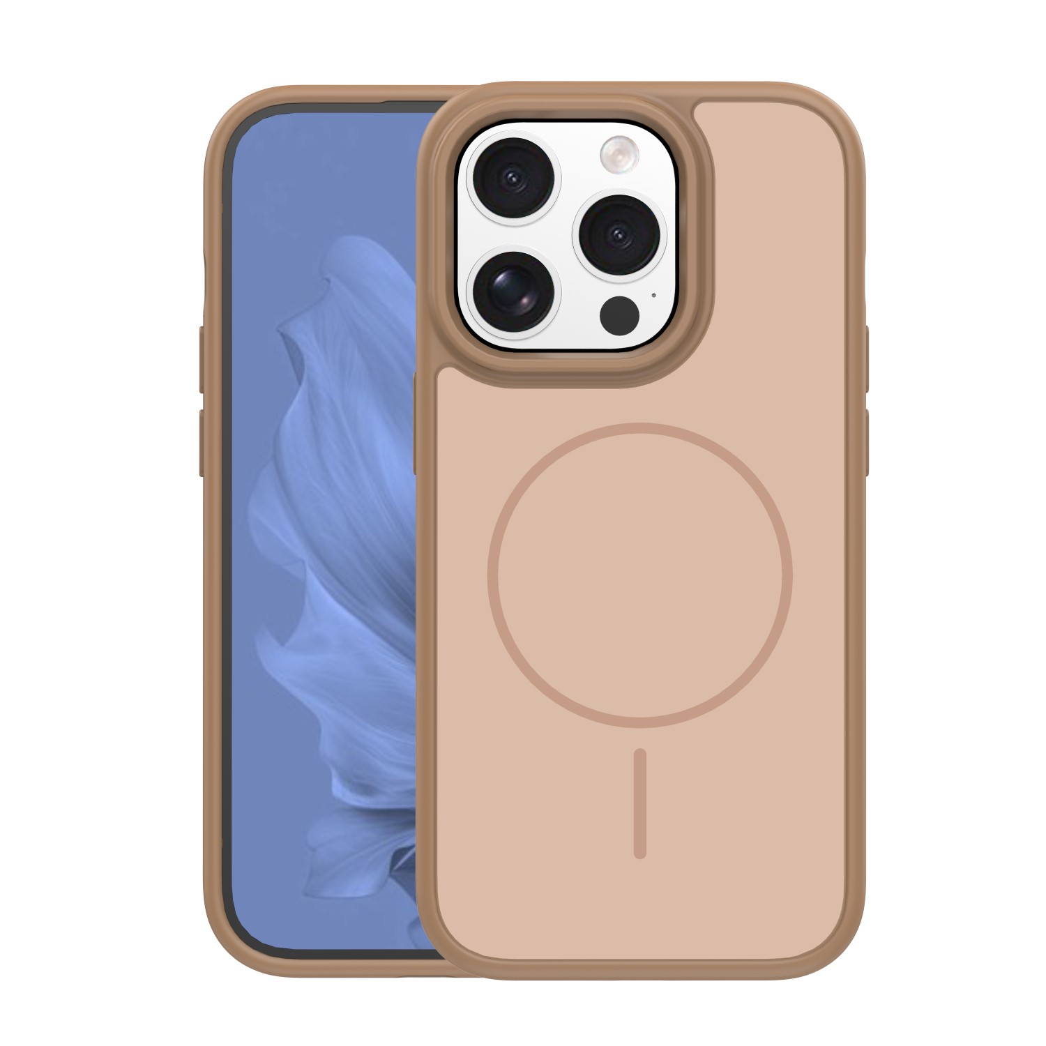 TFO Puzdro Frame Thin Mag pre iPhone 14 Pro 6,1" hnedá