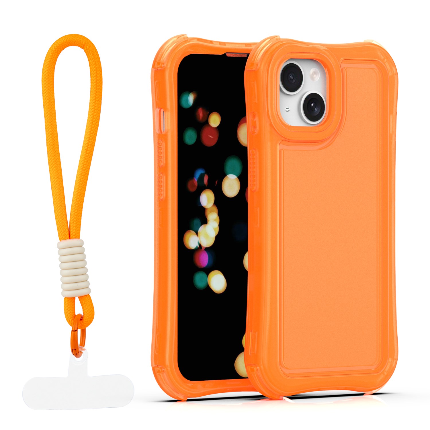 TFO Puzdro Safepop s popruhom pre iPhone 13 6,1" oranžová
