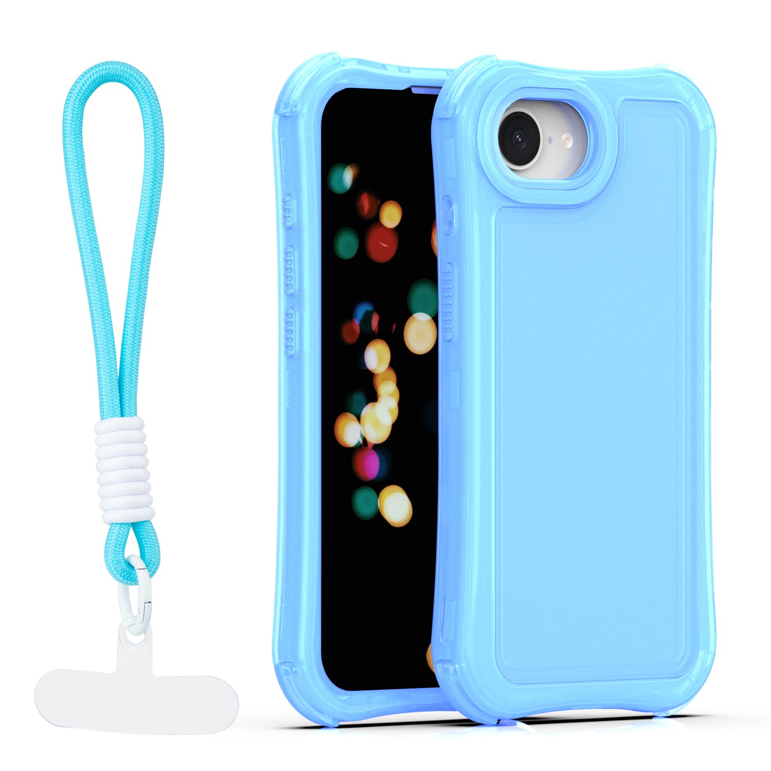 TFO Puzdro Safepop s remienkom pre iPhone 16e / 17e modré