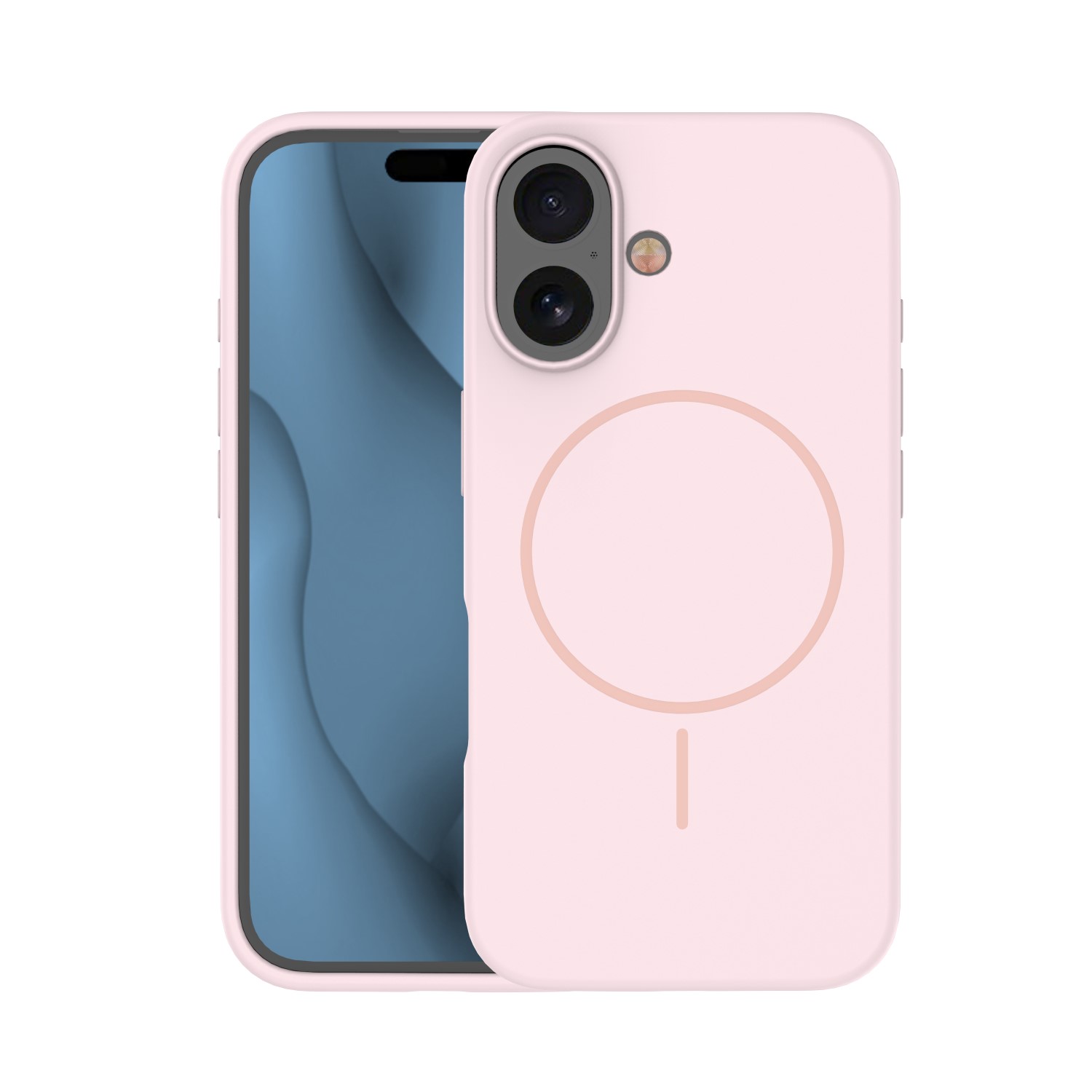 TFO Tenké silikónové puzdro Mag pre iPhone 16 Pro Max 6,9" svetloružová