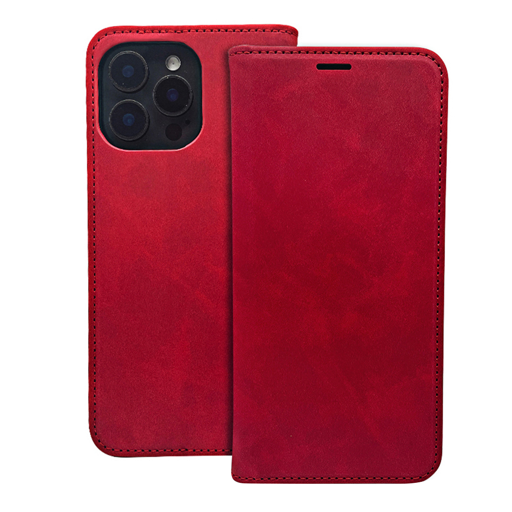 TFO Puzdro Smart Suede pre Xiaomi Redmi A5 Global (173,45 x 79,35 x 8,45) červené
