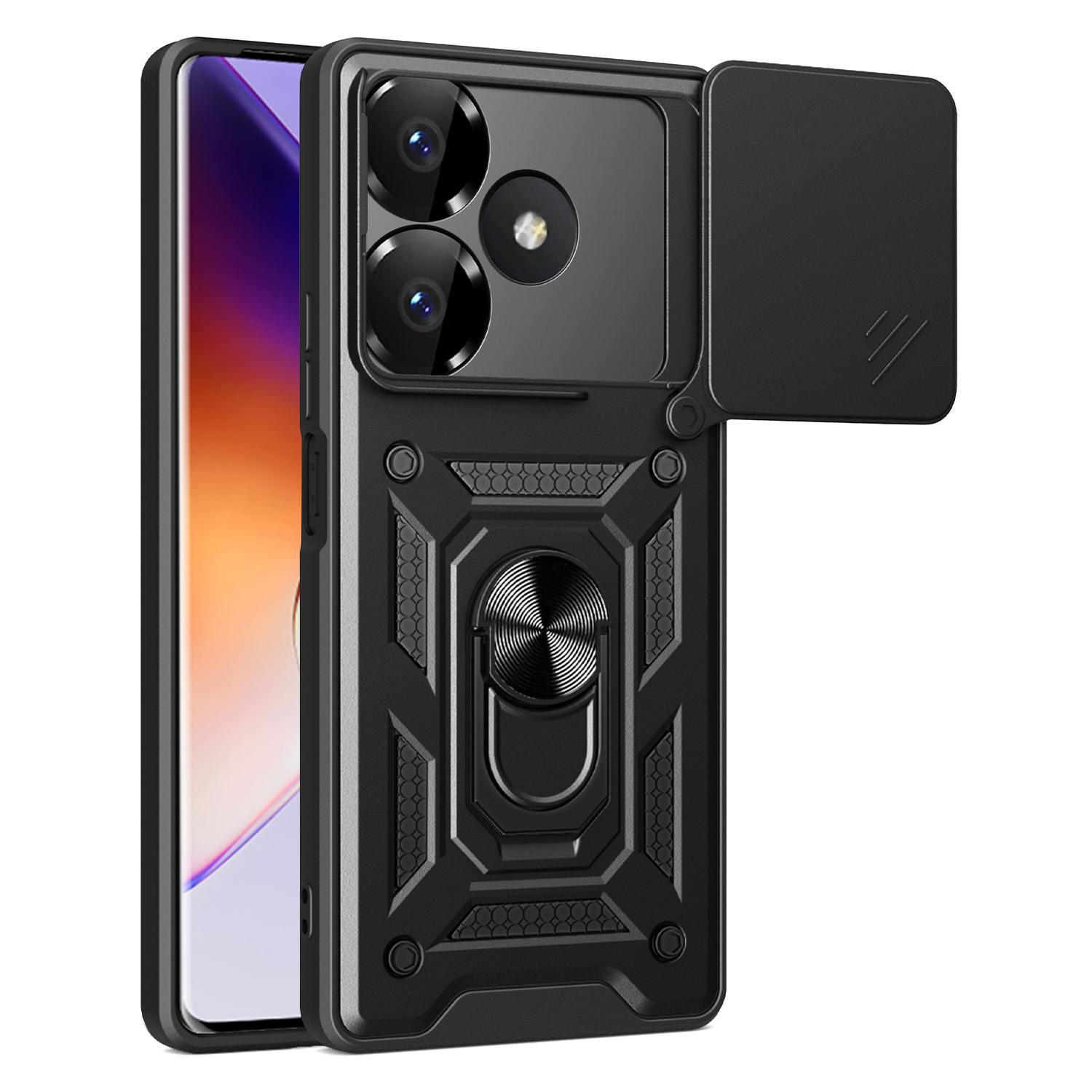 TFO Defender Slide puzdro pre Xiaomi Redmi 13 4G / 13 5G čierna