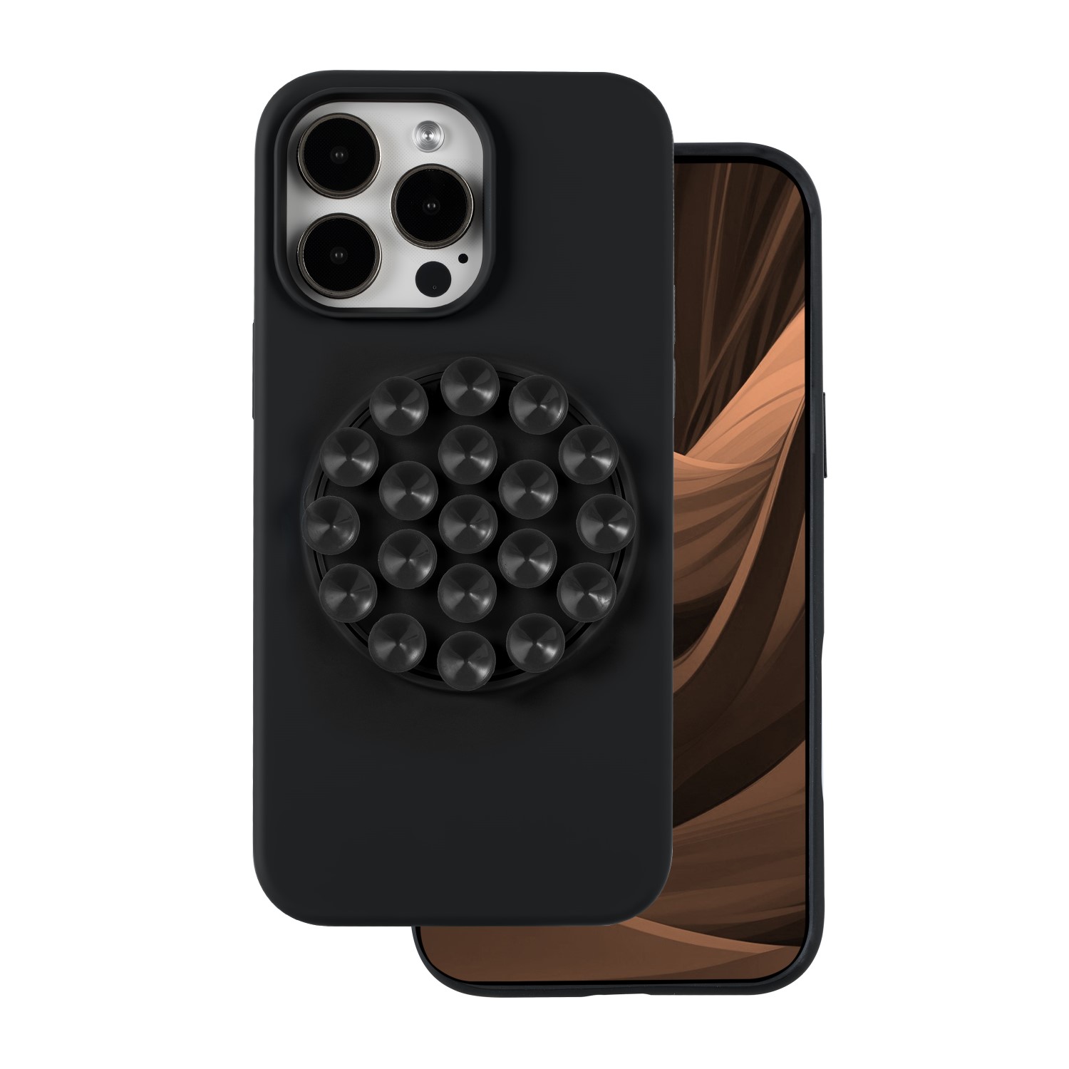 TFO Silicónové puzdro Stick pre iPhone 16 Pro Max 6,9" čierna