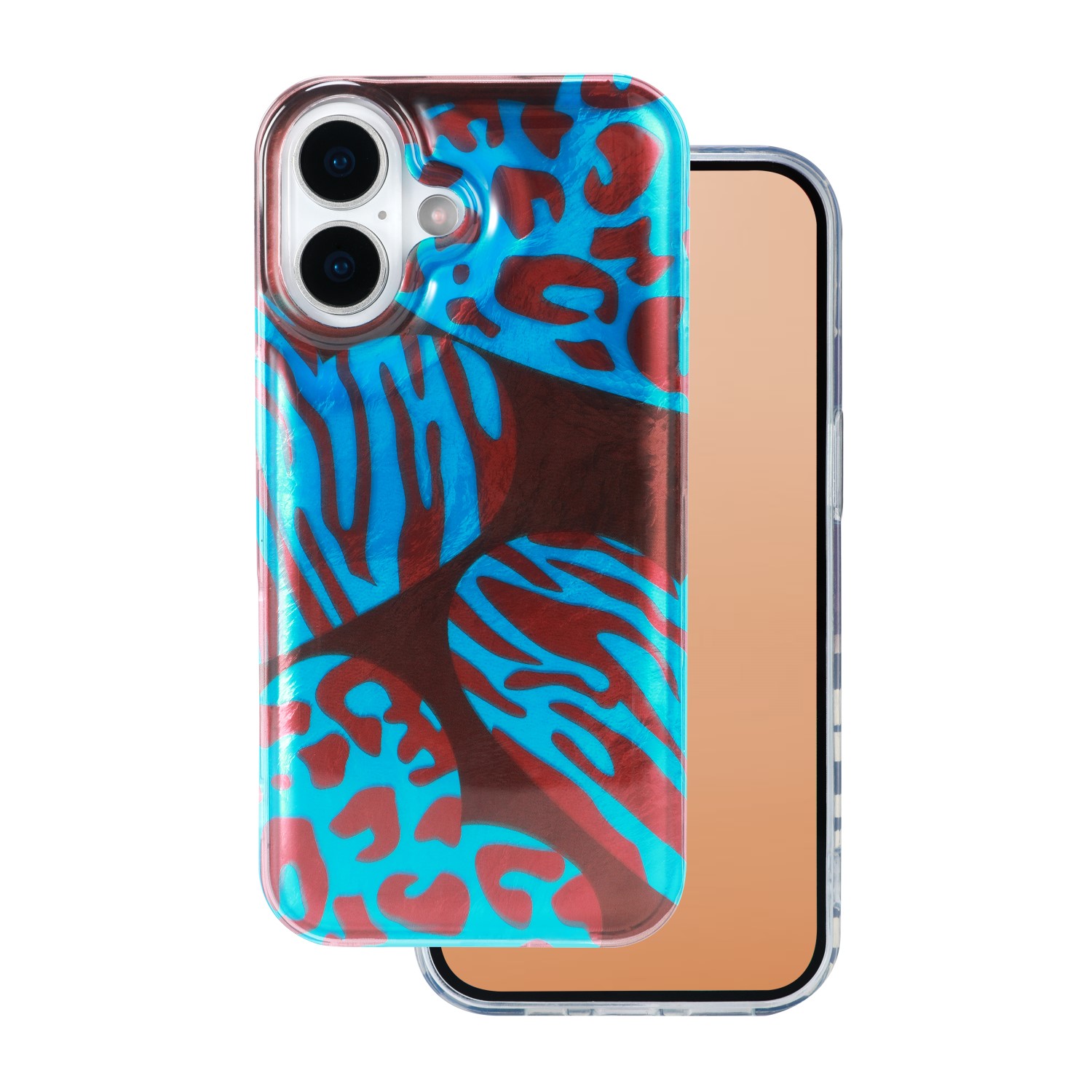TFO Obal so zvieracím vzorom pre iPhone 16 6,1" Chameleon
