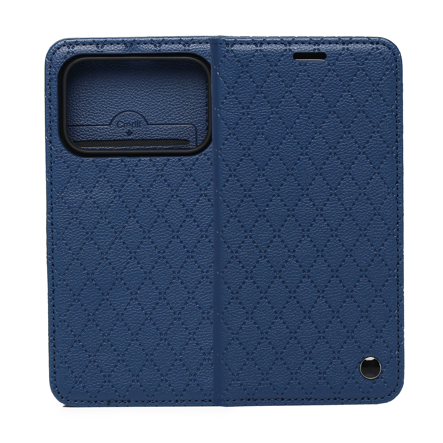 TFO Puzdro Smart Caro pre Honor 600 / Honor 600 Pro námornícka modrá