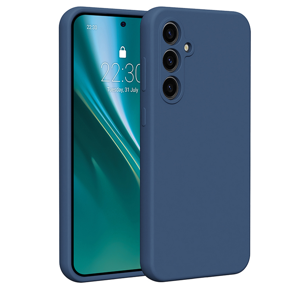 Etteri silikónové puzdro pre Samsung Galaxy S23 FE tmavomodrá