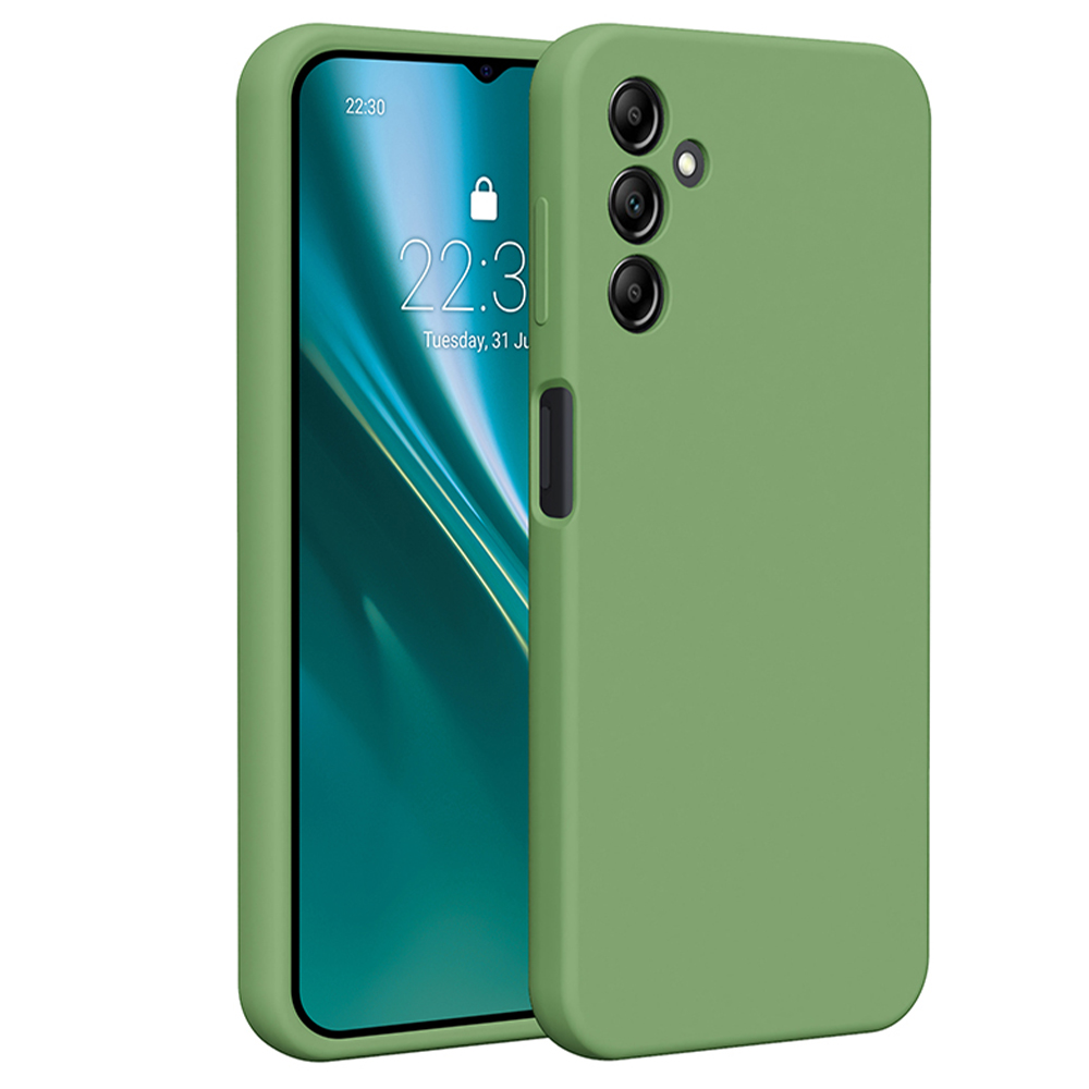 Etteri Silikónové puzdro pre Samsung Galaxy A14 svetlozelená