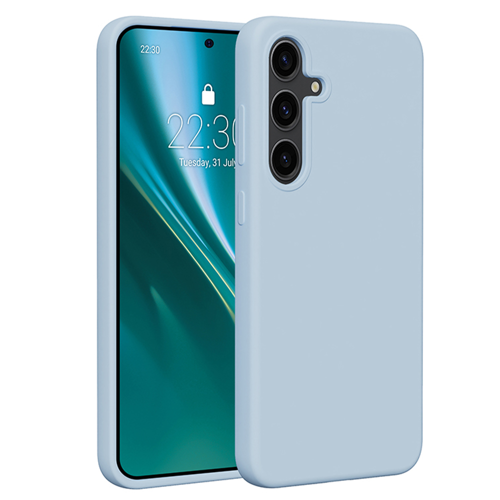 Etteri Silikónové puzdro pre Samsung Galaxy S24 Plus svetlomodrá