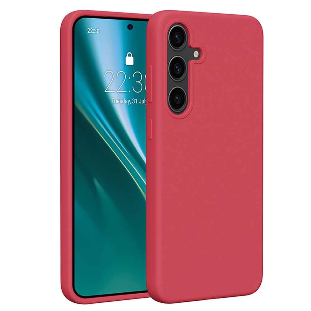 Etteri Silikónové puzdro pre Samsung Galaxy S24 Plus malinové