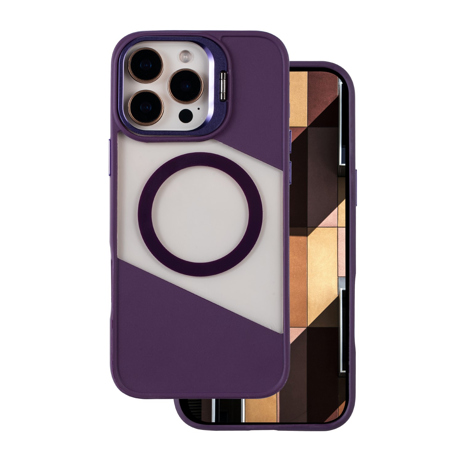 TFO Puzdro Fusion Mag pre iPhone 16 Pro 6,3" fialová