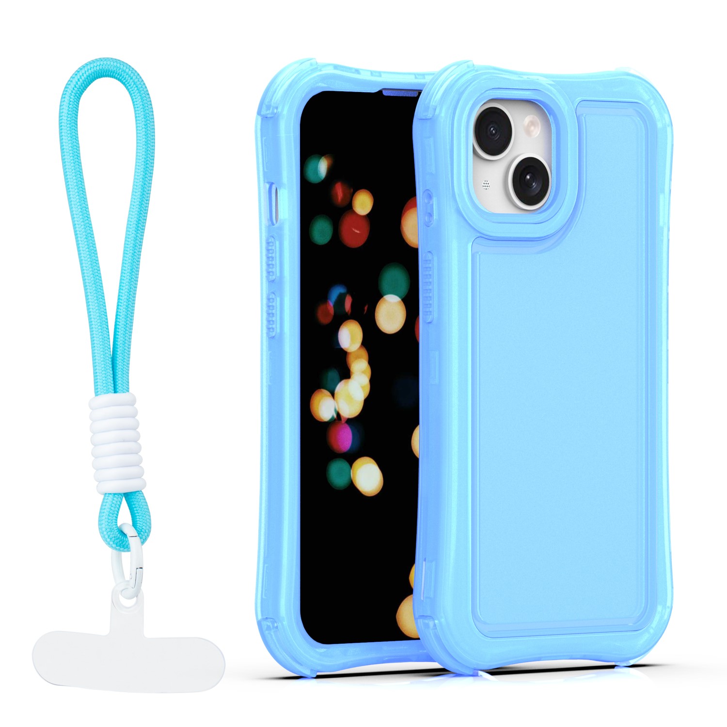 TFO Púzdro Safepop s popruhom pre iPhone 14 6,1" modré